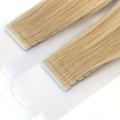 Onzichtbare naadloze band haar Russische huidhuid haar extensies Injecteerde band in het haar
