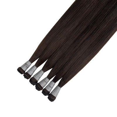 Verzending FedEx / DHL / Aramex / TNT Double Drawn Remy Hand Tied Weft Hair Extension
