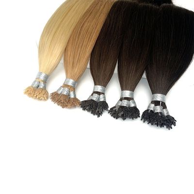 Cuticule Aligned Remy Full Cuticle Flat and Stick Fan Tip Hair voor verschillende haartypes