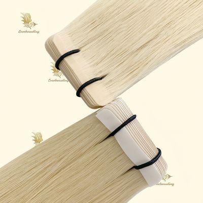 Europees haar 20 inch Ash Blonde kleur Cuticle Aligned Tape Haarverlengingen voor blanke vrouw