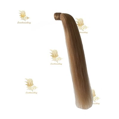 100% menselijk haar Remy paardenstaart rechte stijl kleurbaar Russisch haar