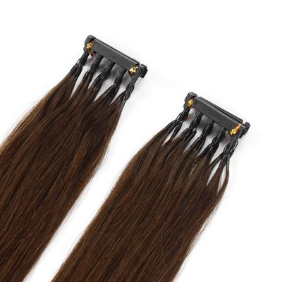 6D Russisch haar cuticule uitgelijnd 6D2 Haarverlengingen 25g/zak Pre-Bonded I-Tip Style