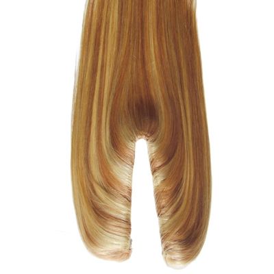 US Human Hair Topper Virgin Remy U Part Topper Rechte textuur
