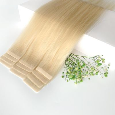 Mensenhaar voorgebonden stijl rauwe blonde kleur 100% Europese band in haarverlengingen