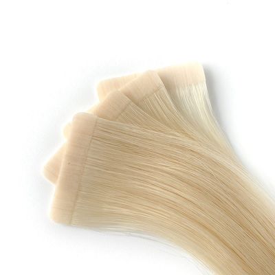 Mensenhaar voorgebonden stijl rauwe blonde kleur 100% Europese band in haarverlengingen