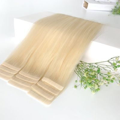 Mensenhaar voorgebonden stijl rauwe blonde kleur 100% Europese band in haarverlengingen