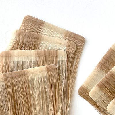 Aanpassing Salon Dubbel getrokken nagelhuid Aligned naadloze menselijke band haar extensies