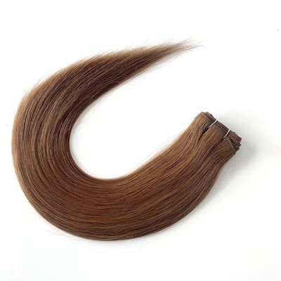 100 Remy Mensenhaar Naai in Weft Dubbel getrokken Blonde Russische Weft Extensions voor haar