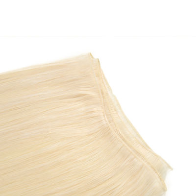 Nieuwste mode aanpassing 100% natuurlijke remy haar weft voor Europese haar extensies