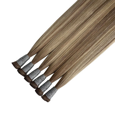 Remy Haar Muti-Kleur Russisch Haar Dubbel getrokken Handgebonden Haar Wefts en betaalbaar