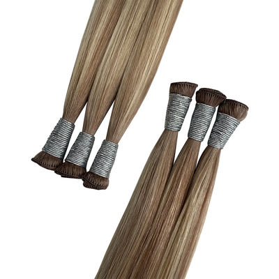 Remy Haar Muti-Kleur Russisch Haar Dubbel getrokken Handgebonden Haar Wefts en betaalbaar
