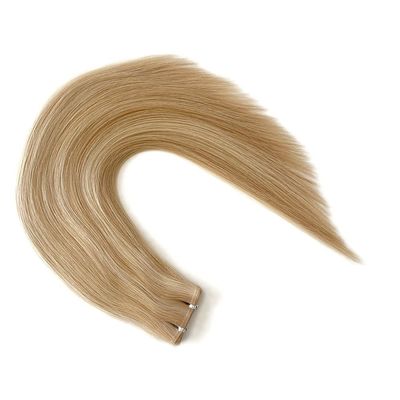 24 inch naadloze onzichtbare PU huid weft 100% menselijk haar verlengstuk voor salon en vrouwen
