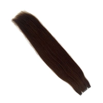 24 inch naadloze onzichtbare PU huid weft 100% menselijk haar verlengstuk voor salon en vrouwen