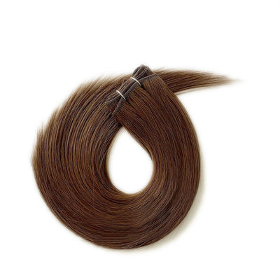 Gekleurde Russische menselijke haarmachine Weft Extensions 100% Virgin Cuticle Aligned Hair