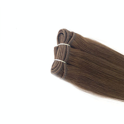 Gekleurde Russische menselijke haarmachine Weft Extensions 100% Virgin Cuticle Aligned Hair