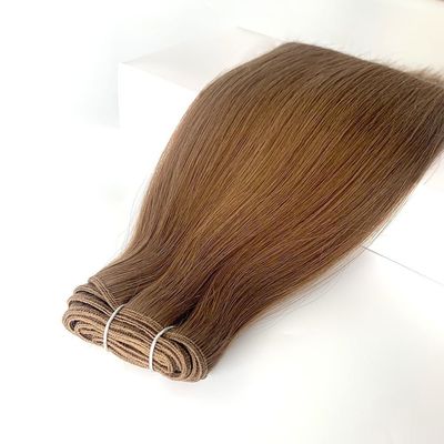 Dubbel getrokken kuticula Aligned Ombre Color Machine Weft Hair Extensions Mensenhaar 100g/pakket