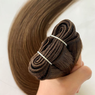 Dubbel getrokken kuticula Aligned Ombre Color Machine Weft Hair Extensions Mensenhaar 100g/pakket