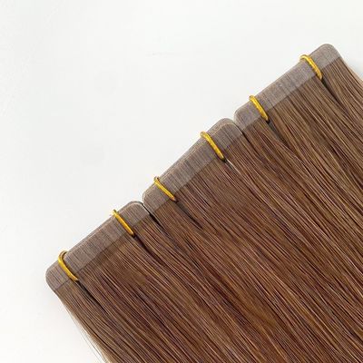 20 inch dubbel getrokken menselijk Russisch haar extensies Tape haar extensies Aanpassing