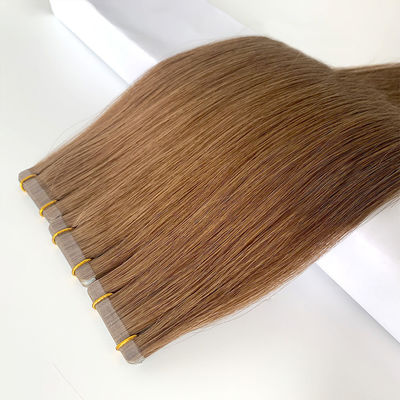 20 inch dubbel getrokken menselijk Russisch haar extensies Tape haar extensies Aanpassing