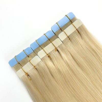 Europese dubbel getrokken Russisch menselijk haar Tape Hair Extension Dyeable Pre-Bonded Style