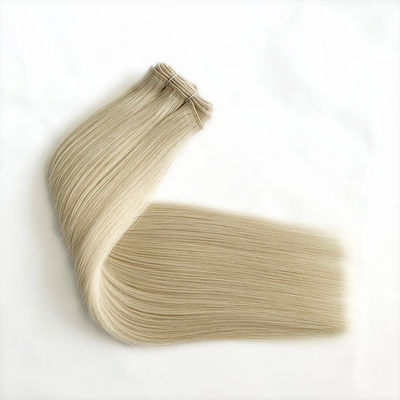 100 g/pakket Blonde Remi Dubbel Geweven Mensenhaar Geweven Aanpassing Aanpassing