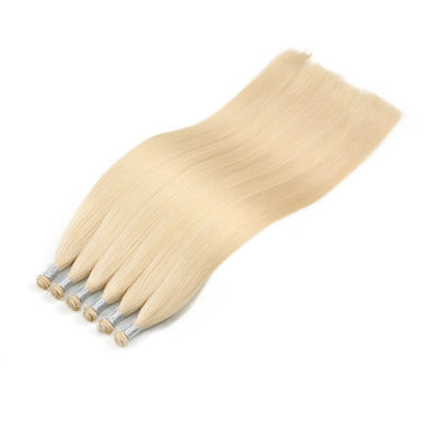 Muti-Color Genius Weft Human Hair Tangle Geen 100% Russian Virgin Ongebruikte extensies