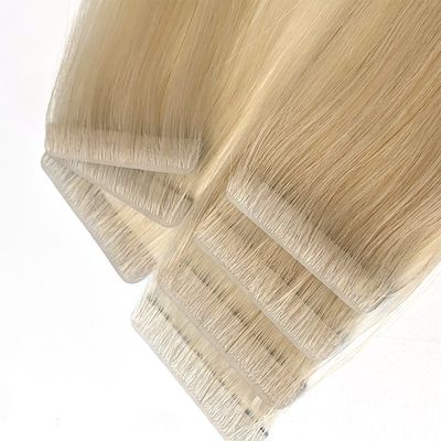 Onzichtbare naadloze band haar Russische huidhuid haar extensies Injecteerde band in het haar