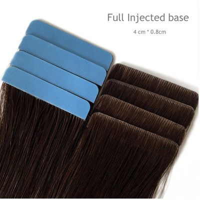 Dubbel getrokken ruw haar Injecteerde band in extensies Cuticule Aligned Invisible Tape Haar
