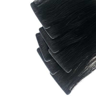 Dubbel getrokken ruw haar Injecteerde band in extensies Cuticule Aligned Invisible Tape Haar
