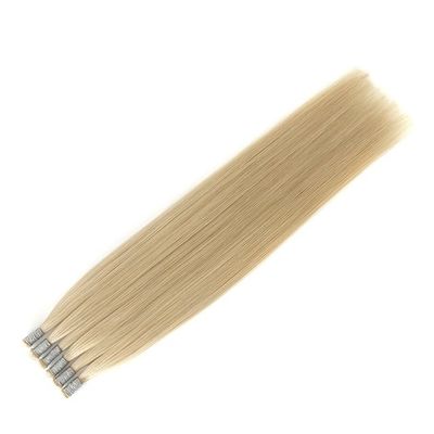 Straight Style Genius Cut Human Hair Skin Weft Tape Extensions met lijm en lijm
