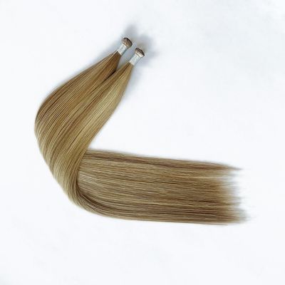 Straight Style Genius Cut Human Hair Skin Weft Tape Extensions met lijm en lijm