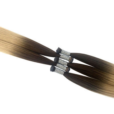 European Human Hair Skin Weft naadloos dubbel getrokken Genius Weft haar voor 100% dichtheid