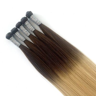 Genius Weft 100 g menselijk haar cuticule uitgerekend haar dubbel getrokken geschatte levertijd