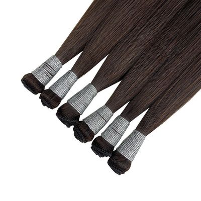 Verzending FedEx / DHL / Aramex / TNT Double Drawn Remy Hand Tied Weft Hair Extension