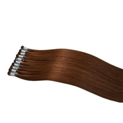 Europese 100% natuurlijke haarweef extensies handgebonden onzichtbare dubbel uitgelijnd genie
