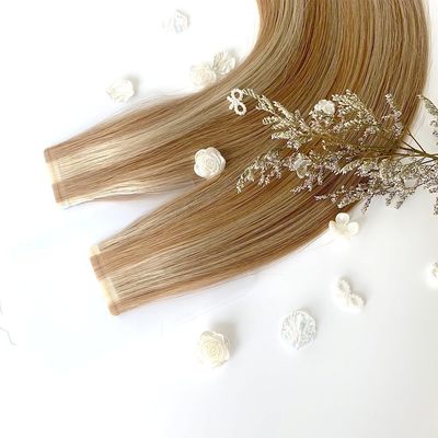 Muti-Color naadloos Remy Virgin Human Hair Ultra Slim Tape in Hair Extensions US Tape