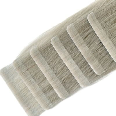 Aanvankelijke betaling rechtstreeks 100% menselijk Remy maagdelijk haar Kleur dun PU naadloos bandhaar