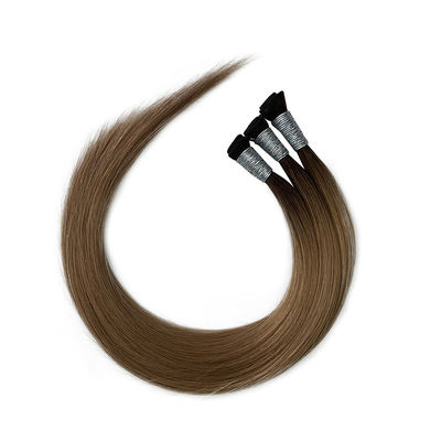 100 g/verpakking Braziliaans haar platte weefsel dubbel getrokken kuticula intacte menselijke haarverlengingen