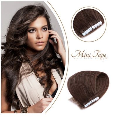 Europese haar mini-tape in echt menselijk haar extensies Double getrokken Virgin Remy Small Tape