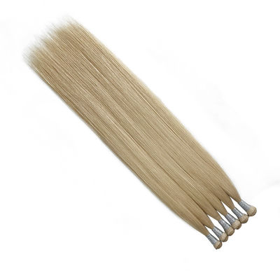 Genius Weft Upgrade Handgebonden Weft Zachte en Dunne Donkere Kleur Haarverlenging Geen Verlies