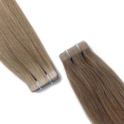 Remy Haar Blond Zwart Grijze Kleur Cuticule Aligned Brazilian Tape in Human Hair Extensions