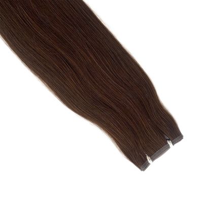 Muti-color dubbel getrokken Indian Remy haarverlenging met naadloze hand gebonden huid PU weft