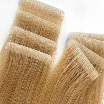 Onzichtbare opperhuid uitgelijnde Remy Tape in haarextensies Pre-Bonded Style Tape