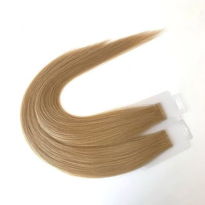 Onzichtbare opperhuid uitgelijnde Remy Tape in haarextensies Pre-Bonded Style Tape
