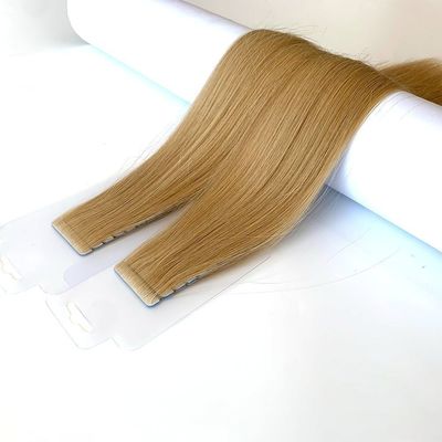 Onzichtbare opperhuid uitgelijnde Remy Tape in haarextensies Pre-Bonded Style Tape