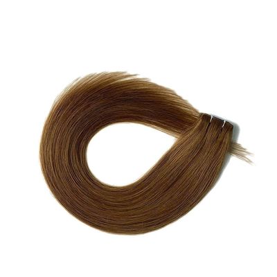 Haarlengte 20 inch Natuurlijke onzichtbare dubbel getrokken maagdelijke band in menselijk haar verlengstuk