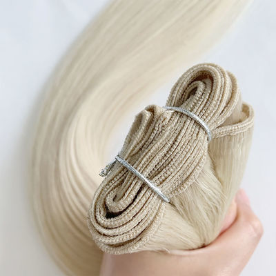 Dubbel getrokken haar Weft Russisch Remy Hair Extensions Rechte stijl Geen verwerping