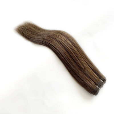 Volledige vergoeding Braziliaanse haarweft verlengstukken Remy menselijk haar rechte weft gekleurde kleur