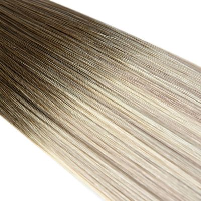 Vietnamese bruine maagdelijke haarextensies Geen verwerping 50.00cm * 8.00cm * 3.00cm Luxe weft