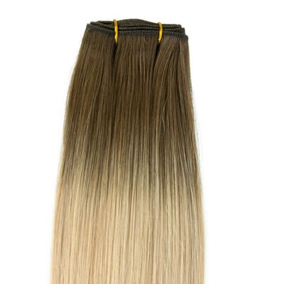 Vietnamese bruine maagdelijke haarextensies Geen verwerping 50.00cm * 8.00cm * 3.00cm Luxe weft